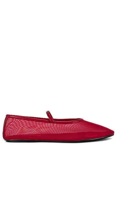 Jeffrey Campbell Swan-lake Flat In Red