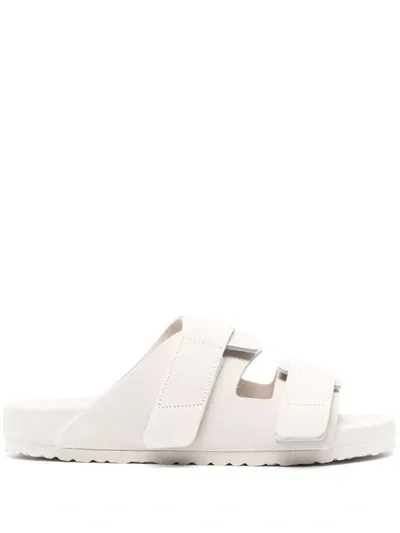 Birkenstock Tekla Uji Suede Sandals In White