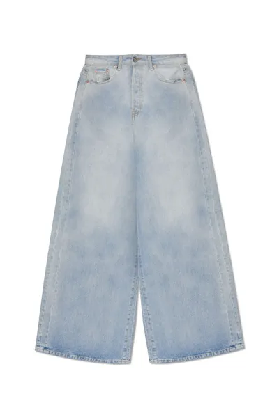 Vetements Wide Leg Jeans In Blue