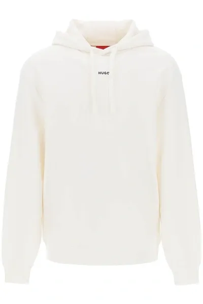 Hugo Dapo Hoodie In White