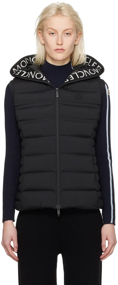 Moncler Black Aliterse Down Vest