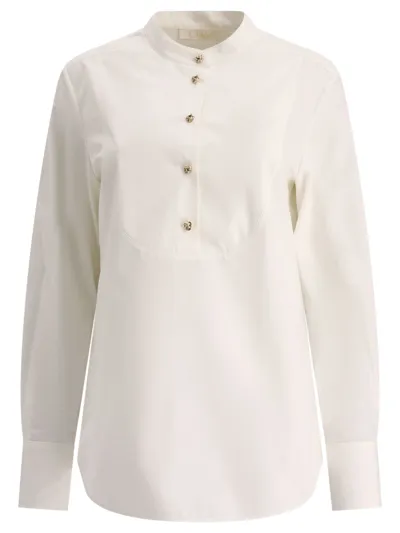 Chloé Women's Beige Tuxedo Shirt For Ss24