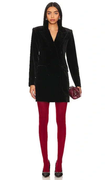 Nicholas Kebria Tuxedo Blazer Dress In Black