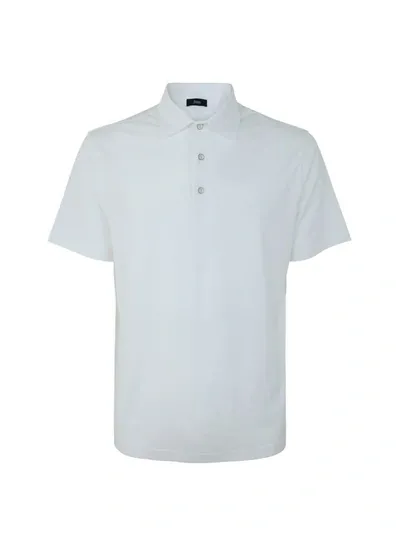 Herno Crepe Polo In White