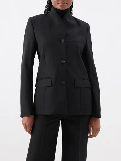 Totême Overlay Suit Jacket Black