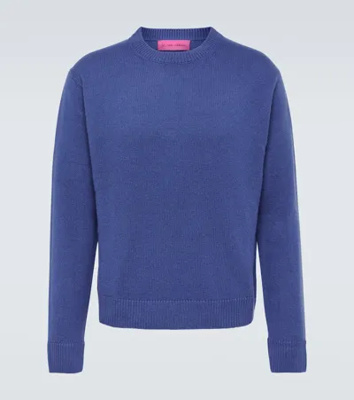 The Elder Statesman Cashmere Sweater In Blue