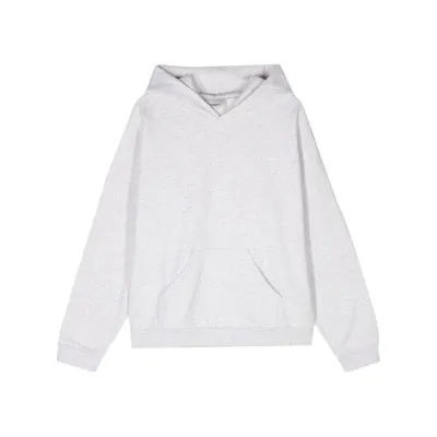 Coperni Logo-print Drop-shoulder Hoodie In Grey