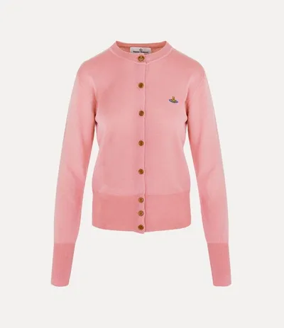 Vivienne Westwood Bea Cardigan In Bubblegum-