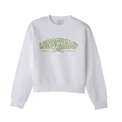 Longchamp Sweatshirt In White