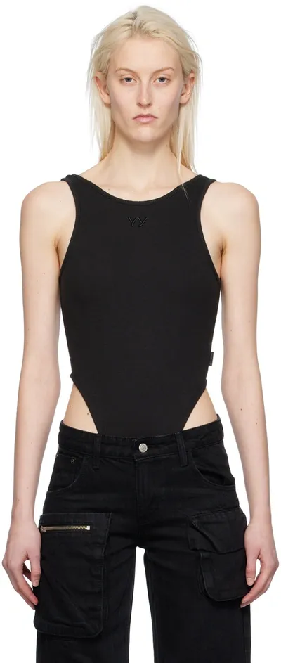 Open Yy Ssense Exclusive Black Bodysuit