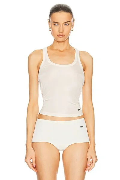 Tom Ford Jersey Tank Top In Ecru