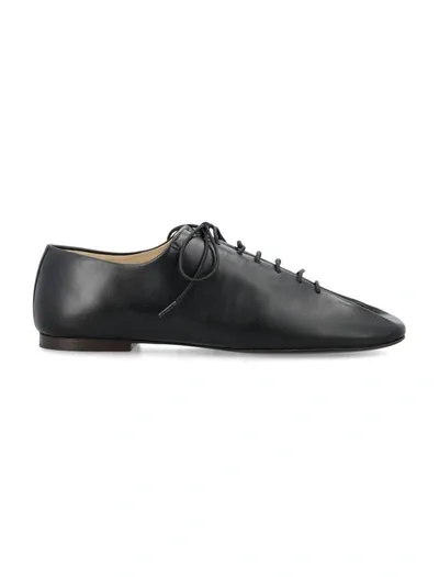 Lemaire Souris Flat Classic Derbies In Black