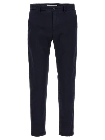 Department 5 Prince Cotton Linen Pants In Blue