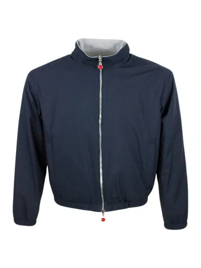 Kiton Jackets In Blue