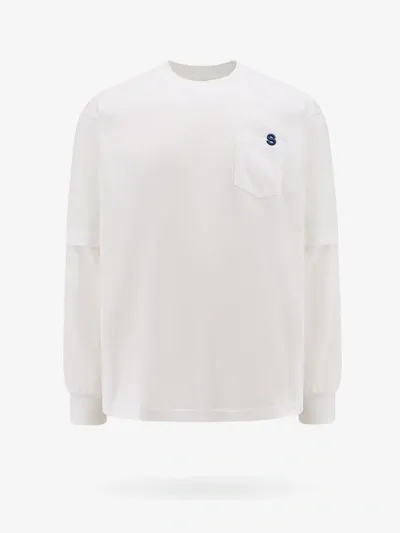 Sacai T-shirt In White