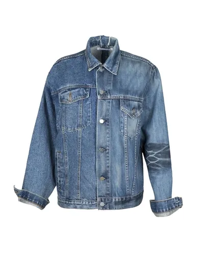 E.l.v Denim Denim Jacket In Blue