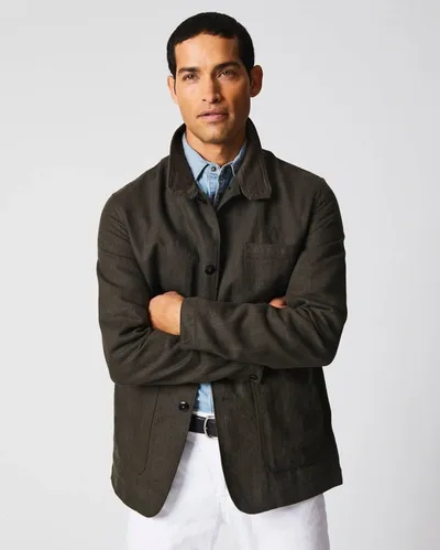 Reid Natchez Chore Coat In Steel Grey