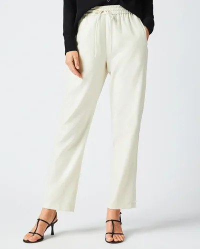 Billy Reid Wool Track Pant In Cream