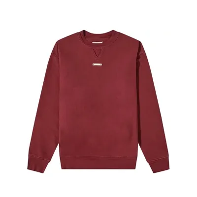 Maison Margiela Cotton Sweatshirt In Red