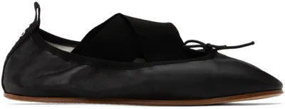 Repetto Black Gianna Ballerina Flats In 410 Noir