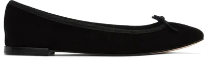 Repetto Black Cendrillon Ballerina Flats In 410 Noir