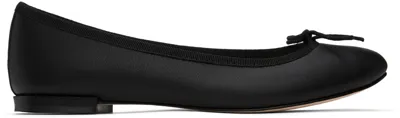 Repetto Black Cendrillon Ballerina Flats In 410 Noir