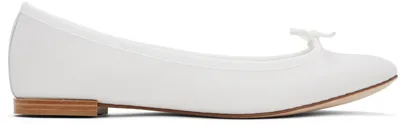 Repetto White Cendrillon Ballerina Flats In Neutrals