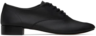 Repetto Black Zizi Oxfords In 410 Noir