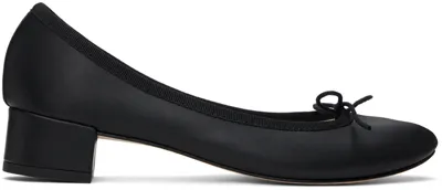 Repetto Black Camille Heels In 410 Black