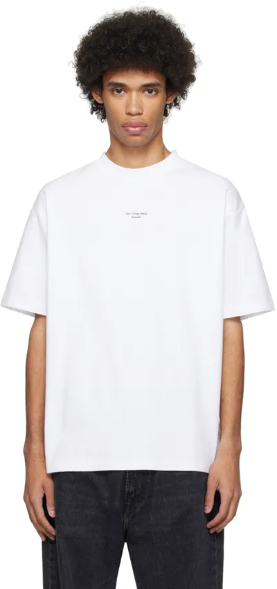 Drôle De Monsieur Classic White T-shirt