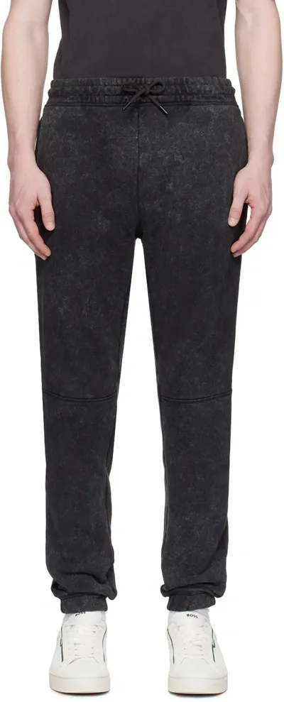 Hugo Boss Black Drawstring Sweatpants In Black 001