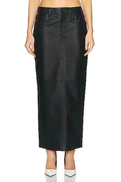 Wardrobe.nyc Wardrobe. Nyc Leather Column Skirt Black S