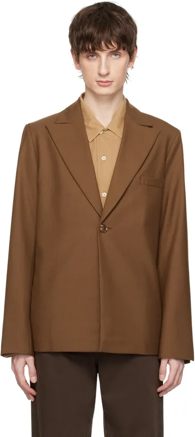 Séfr Brown Power Blazer