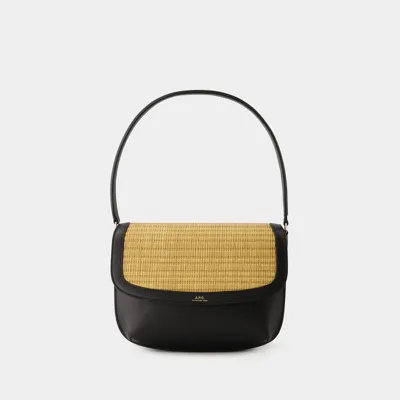 Apc Sarah Shoulder Bag - A.p.c. - Leather - Black