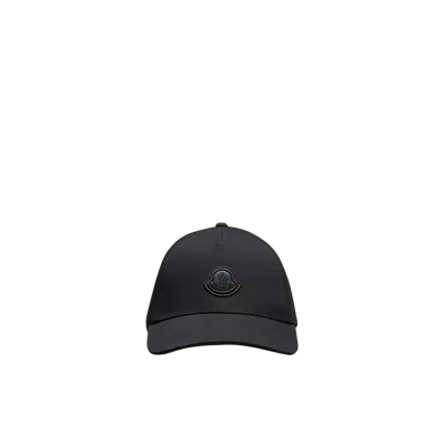 Moncler Collection Gabardine Baseball Cap Black