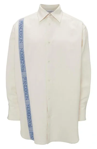 Jw Anderson Off-white Tea Towel Shirt In Neutrals