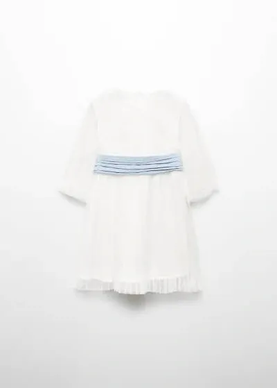 Mango Kids' Robe In White