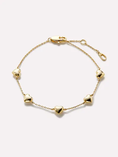 Ana Luisa Heart Bracelet In Gold