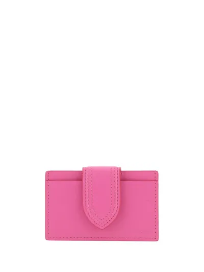 Jacquemus Bambino Card Holder In Pink