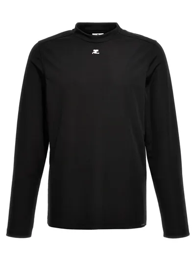 Courrèges Ac Sweater, Cardigans Black In Negro