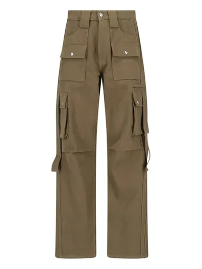 Rhude Green Pockets Cargo Pants