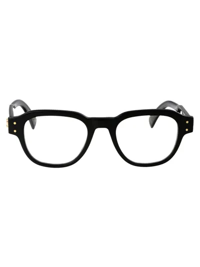 Dunhill Optical In 001 Black Black Transparent