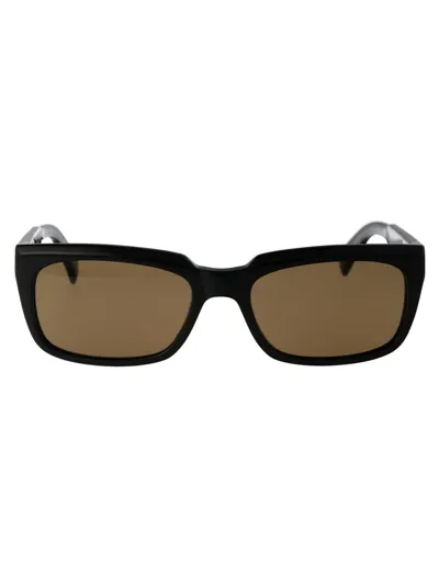 Dunhill Sunglasses In 001 Black Black Brown