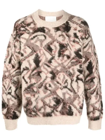 Marant Farell Alpaca Wool-blend Jumper In Neutrals