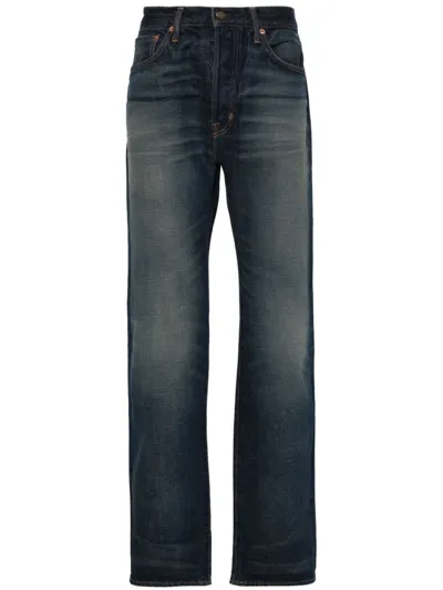 Tom Ford Straight-leg Selvedge Jeans In Denim