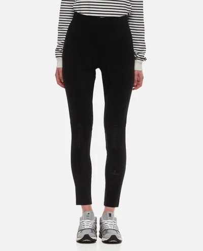 Moncler Jersey Leggings In Black