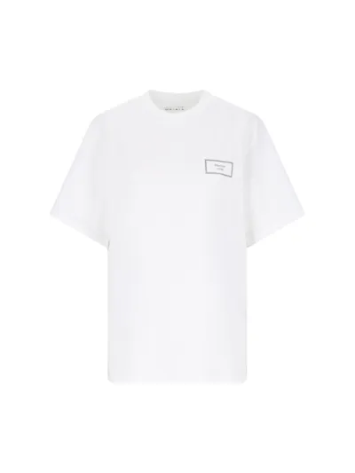 Martine Rose Logo T-shirt In White