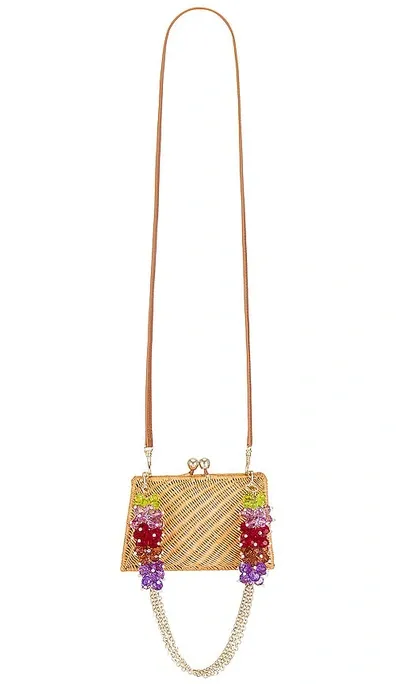 Serpui Candice Shoulder Bag In Light Honey