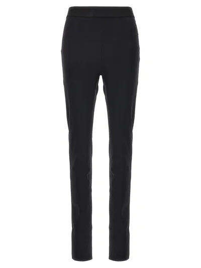 Wardrobe.nyc High-rise Ankle-zip Leggings In Black