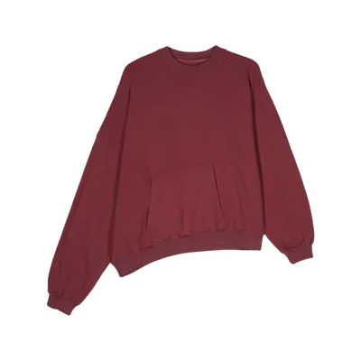 Magliano Logo-print Asymmetric Sweatshirt In Red